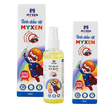 Tinh dầu xịt MYXEN - dũng sĩ diệt muỗi cho bé